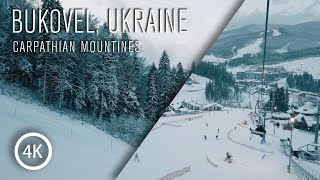 БУКОВЕЛЬ, ВИД С ОБЗОРНОГО ПОДЪЕМНИКА | View from observation lift at Bukovel | DJI Osmo Pocket 4k