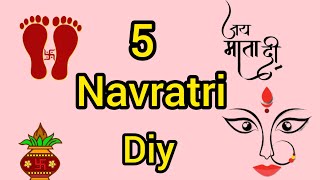 5 Amazing Navratri DIYs  | Navratri Craft | Navratri decoration |