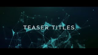 Hip Hop Teaser Titles | After Effects Template 2022 | No Plugins