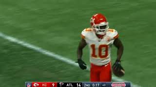 Patrick Mahomes Throws 69 YD TD to Tyreek Hill in Triple Coverage