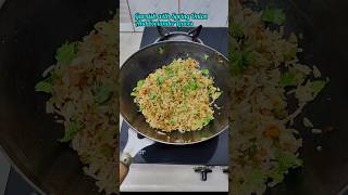 Easy Fried Rice from Leftover Rice #friedrice #shorts #ytshorts