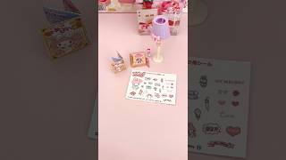 Unboxing Re-ment Miniature My Melody’s Strawberry Room🍓🍓 Part 3 #sanrio #miniature #kawaii