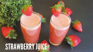 Strawberry Juice Recipe in Tamil | How to make Strawberry Juice | Healthy Juice recipe