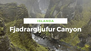 Fjaðrárgljúfur canyon in Islanda