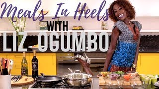 Meals In Heels with Liz Ogumbo Regisford | Prawn curry served with chapati