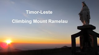 Sunrise at Timor's highest peak