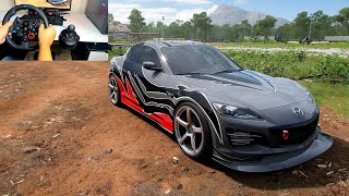 Driving Mazda Rx-8 with logitechg29 | Forza horizon 5