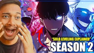 Breakdown of Solo Leveling Season 2 in Hindi🔥| Solo Leveling Season 2 Explained in Hindi