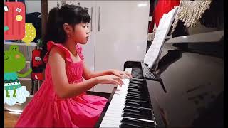 Vũ điệu  Bourree - Bé Hân Rose cover piano