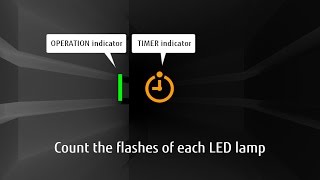 How to count the LED lamp flashing / Wall mounted | Fujitsu General