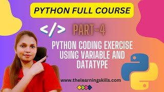 1.4 Python coding exercise | Python Full course 2024 #learnpythonin2024  #mlwithakansha