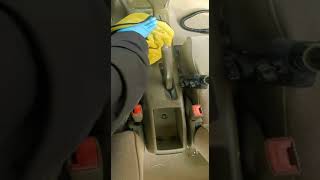 Disgusting Center Console Cleaning ULTRA Satisfying Transformation #shorts