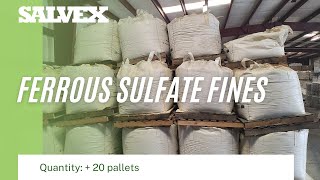 Virtual Product Inspection at Salvex - Ferrous Sulfate Fines/ Ferrous Sulfate Heptahydrate 20%