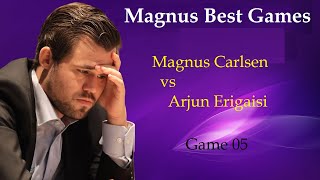 Magnus Best Games  |  Magnus Carlsen vs Arjun Erigaisi |  Game  05