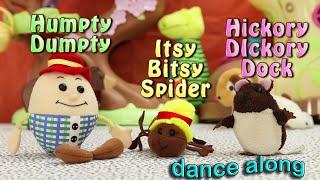 Dancing Nursery Rhyme Toys - Humpty Dumpty, Itsy Bitsy & Hickory Dickory!