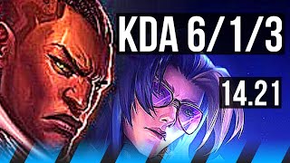 LUCIAN vs YONE (MID) | 6/1/3 | KR Master | 14.21