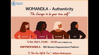 WFP WOMANDLA Session on "Authenticity, the courage to be your true self"