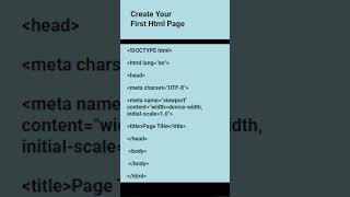 create first html document #coding #css #cssselector #htmlcss