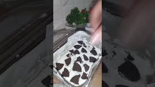 Itna zyada tasty yummy 😋 no bake make oreo chesse cake #shorts #shortsfeed #ytshorts #oreochessecake