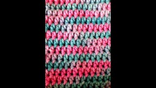 Half double crochet (Half treble UK)