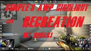 NEW S1MPLE!!!???? (Live Recreation) CS:GO Silver Highlights #3