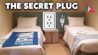 Carnival Cruise Line Secret Power Outlet