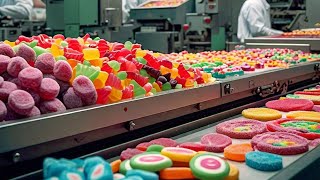 How candy made in factories|#sweets#respect #machine #packingmachinefactory #manufacturingmachine