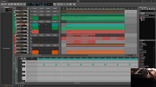 Bitwig 100% Stock Project Stream: Improving Phase-4 Snare, Kick, Synth & Sampler Tweaks