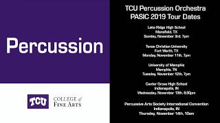 TCU Percussion Orchestra PASIC 2019 preview #4