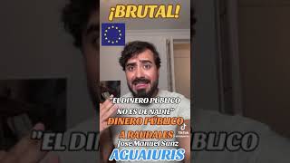 🚨💰 UNIÓN EUROPEA,EL DINERO PÚBLICO NO ES DE NADIE Y PUEDE DESPULFARRARSE SIN PIEDAD💰🚨