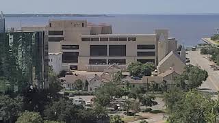 Great 10th floor view of Pensacola Bay from the Studer Community Institute building.