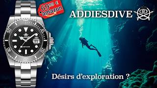 🧪 Hands on : Addiesdive quartz submariner homage review