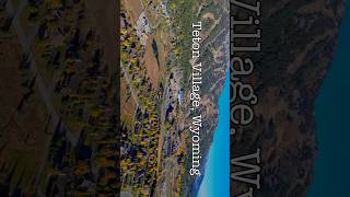 Teton Village, Wyoming #fallcolors #nature #drone