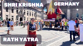 Jagannath Rath Yatra Germany |Krishna rang me ranga Germany Munich #iskcon #indian