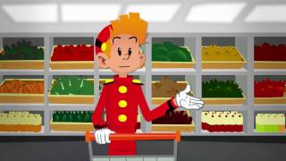 Spirou présente: Stop au sac en plastique jetable au supermarché!