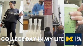 COLLEGE DAY IN THE LIFE || UNIVERSITY OF MICHIGAN LSA || FINALS WEEK || HAYLEY ELLINGTON