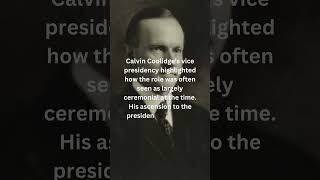 Calvin Coolidge's Minimal Vice Presidential Involvement