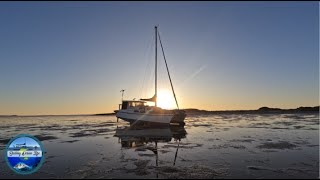 STUCK waiting to sail while the wind dies down