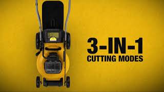 DEWALT Cordless Lawn Mower DCMW220P2  2x 20V MAX 3IN1