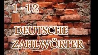 Deutsche Zahlwörter / Числівники німецькою/ 1-12