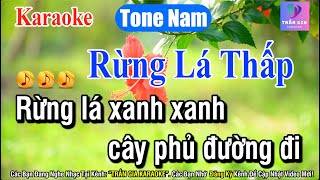 Rừng Lá Thấp Karaoke Tone Nam