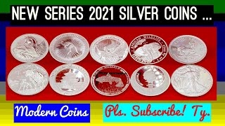 New Series 2021 Silver Coins ,  MODERN COINS .