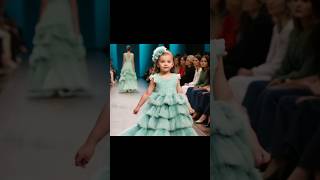 "Baby Girl Shines in Frilly Maxi"#cute #babies modeling #fashionevent #fun#shorts