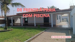 DE FRENTE À PRAIA COM PISCINA