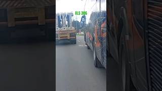 Ngeri cok !! ALS nyalip truk trailer panjang #shorts #antarlintassumaterabus