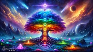 All 7 Chakras Solfeggio Frequencies + Tree Of Life | Whole Body Energy Cleansing & Chakra Meditation