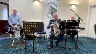 Frank Morrison playing a tribute to Derek Hamilton with Ian and Alex Graham