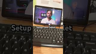 😱Montei um setup com Tablet, Mouse, Teclado + Hub USB C