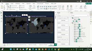 Visualizing Financial Data with Power BI: Maps, Geospatial Analysis, and Bookmarks