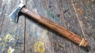 AXE RESTORATION#restoration #axe #diycrafts #sharp #asmr #howto #oldisgold #satisfyingasmr